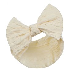 HB112-LEM: Lemon Cable Headband w/Bow